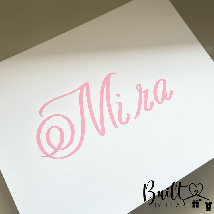 baby girl personalised box