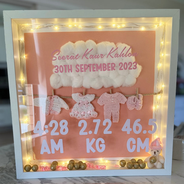 3D keepsake light up frames