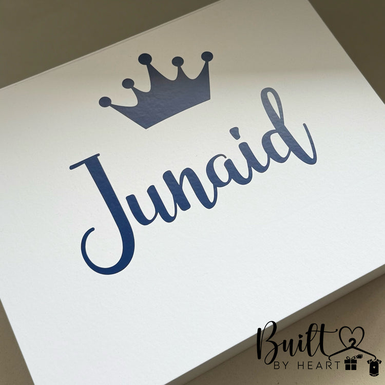baby boy personalised box