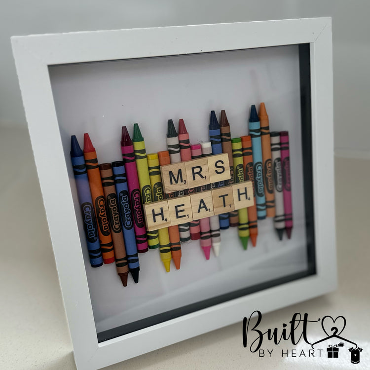 3D Scrabble Name Frame