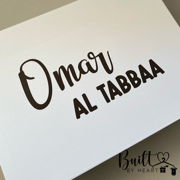 baby boy personalised box