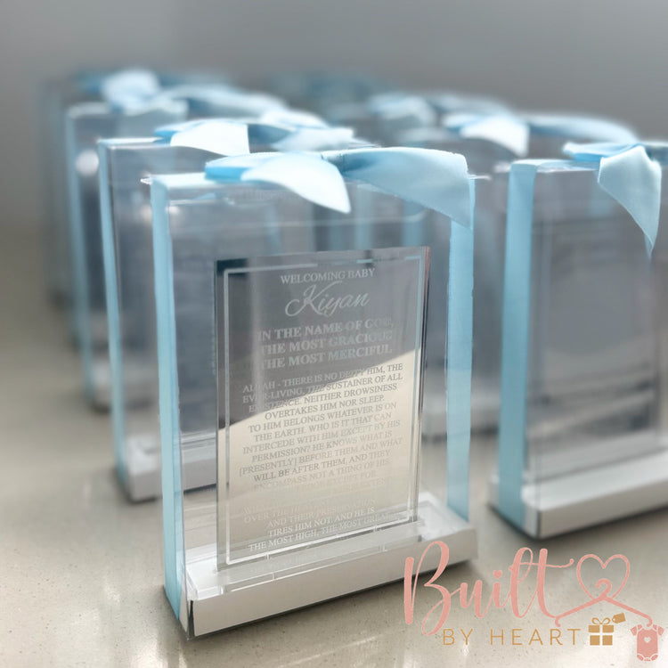 10x rectangular english ayat al kursi stands