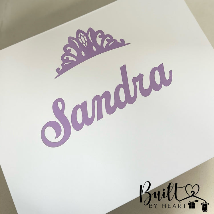 baby girl personalised box