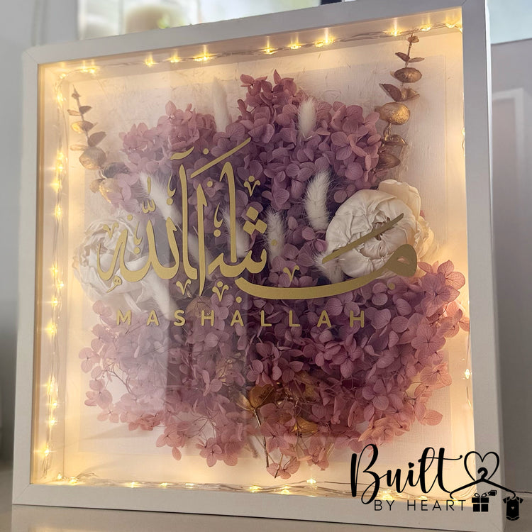 Mashallah Preserved Floral Frame