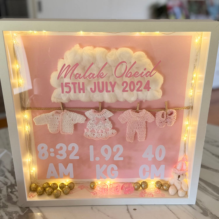 3D keepsake light up frames