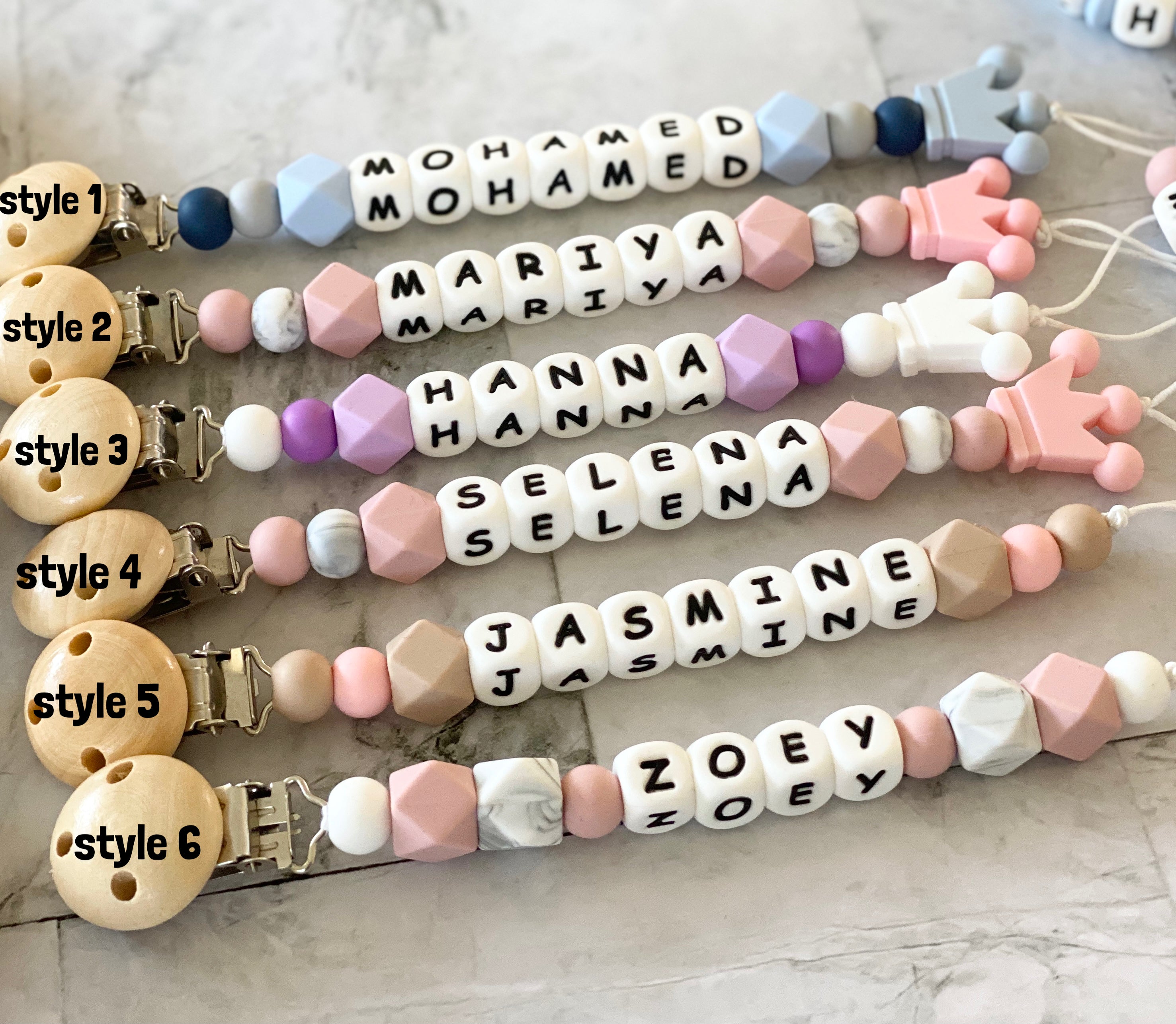 Personalised Dummy Chains built by heart