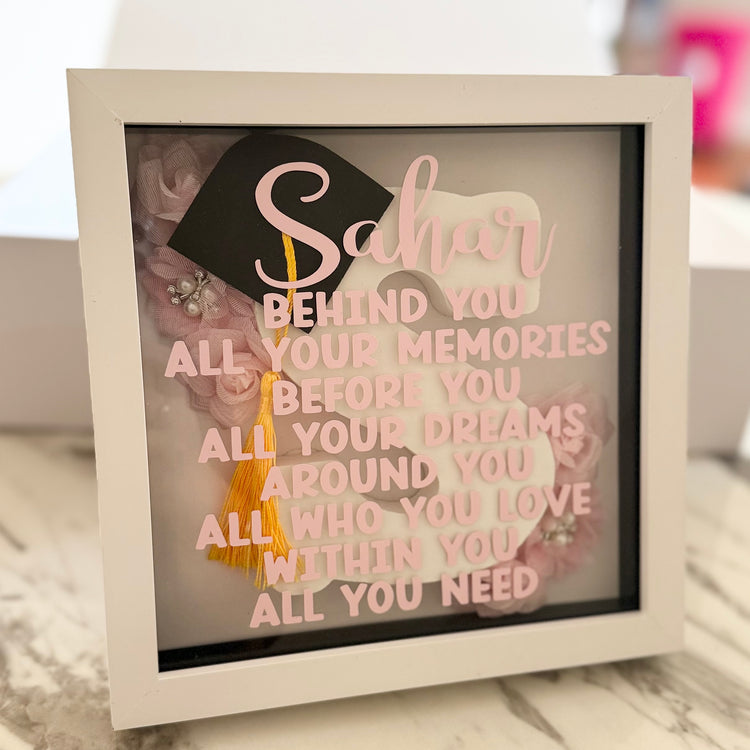 Graduation 3D frame