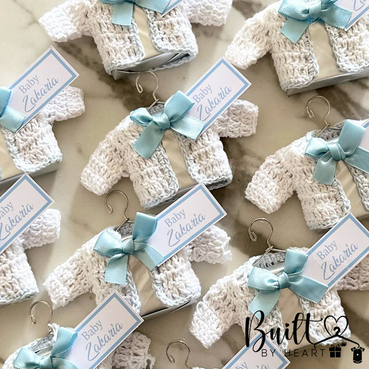 12x blue mini cardigan chocs