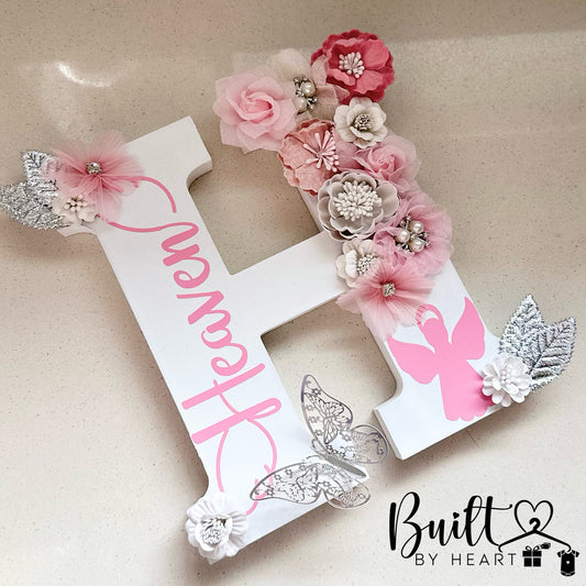 Angel theme block letter
