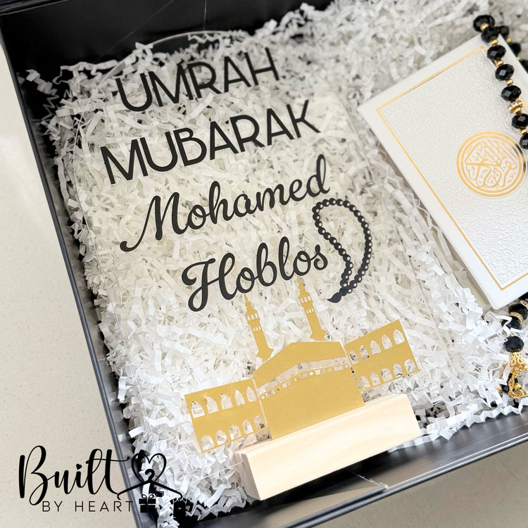 Personalised Umrah/Hajj Acrylic stand