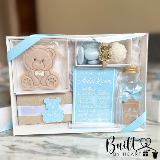 10x baby boy mixed bonbonniere box