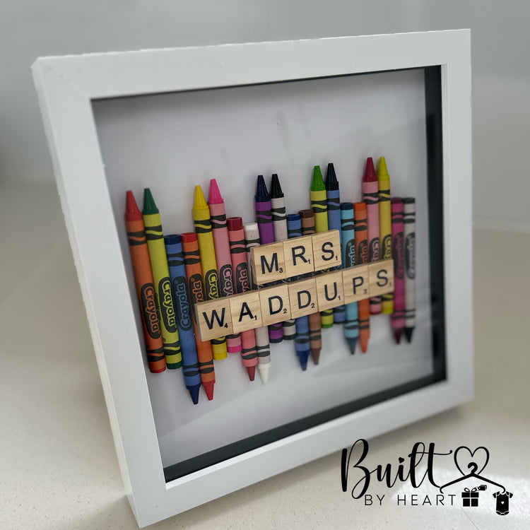 3D Scrabble Name Frame