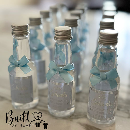 12x baby boy mini zam zam bottles