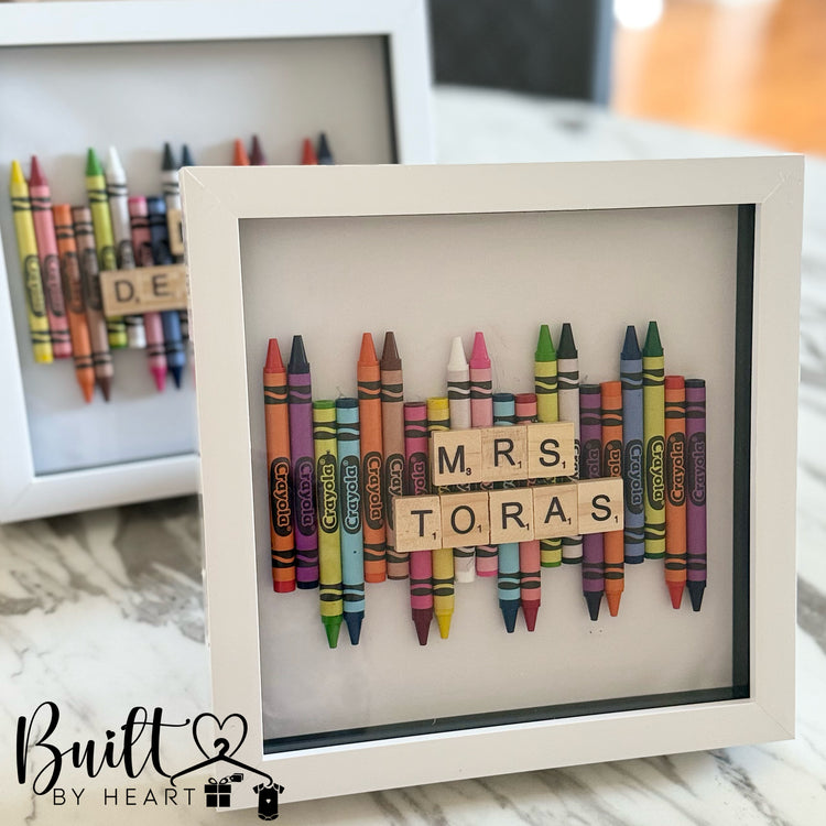 3D Scrabble Name Frame