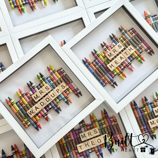 3D Scrabble Name Frame