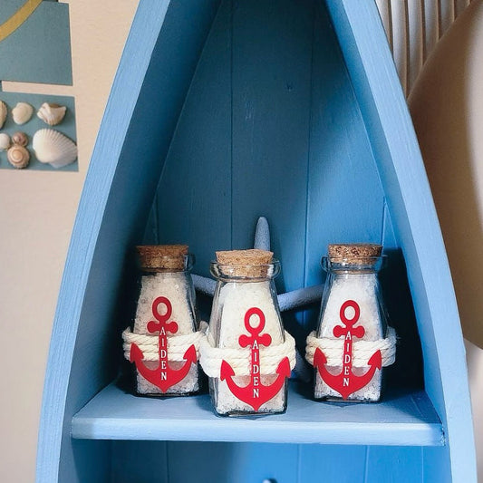 10x Nautical theme bath salt favours