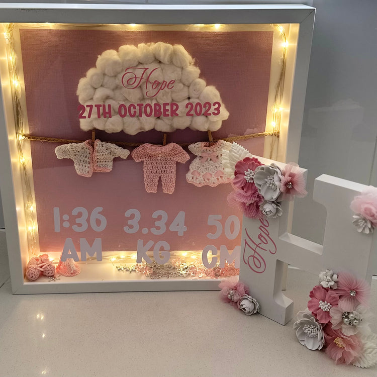 Light up frame and letter DUO