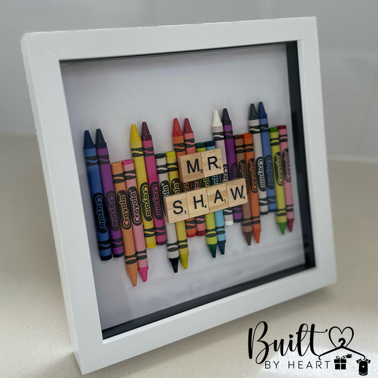 3D Scrabble Name Frame