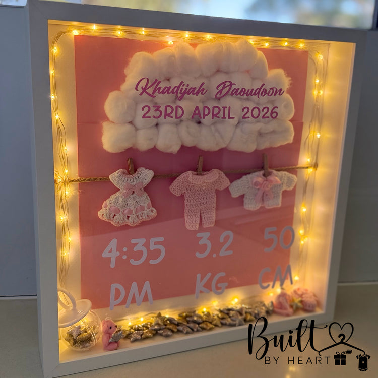 3D keepsake light up frames
