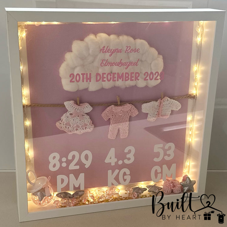 3D keepsake light up frames