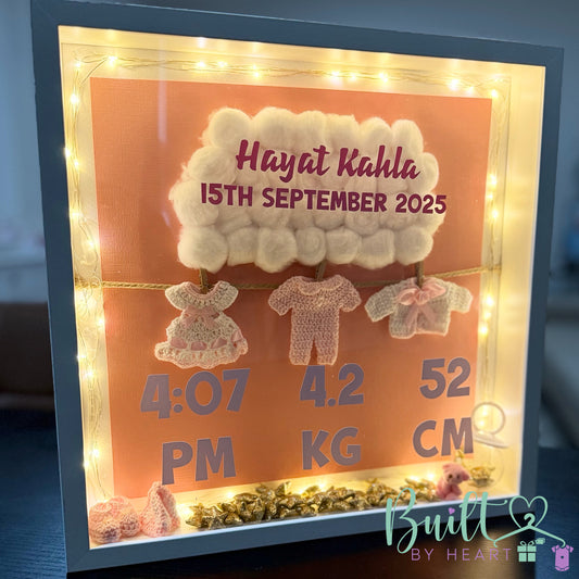 3D keepsake light up frames