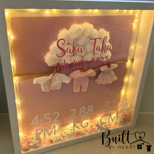 3D keepsake light up frames