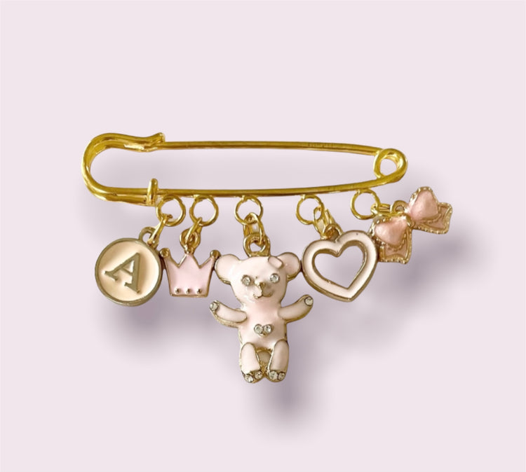 5 charm princess brooch