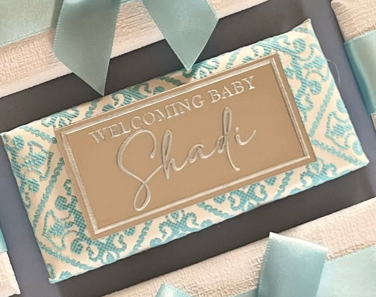 12x name plaque chocs