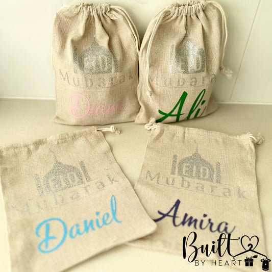 1x Personalised Empty Eid Bag