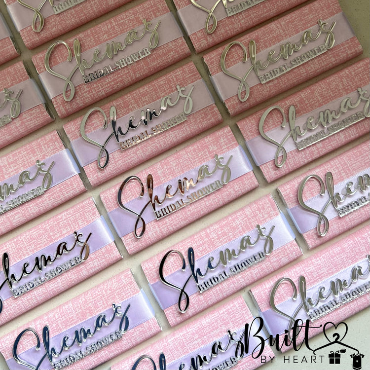 12x bridal shower chocs