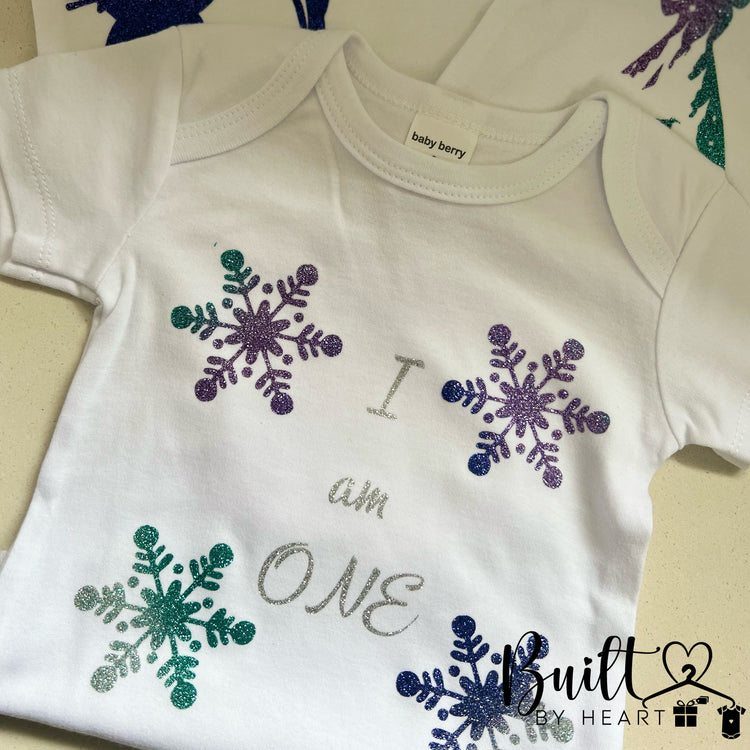 Frozen Milestone Onesie Set