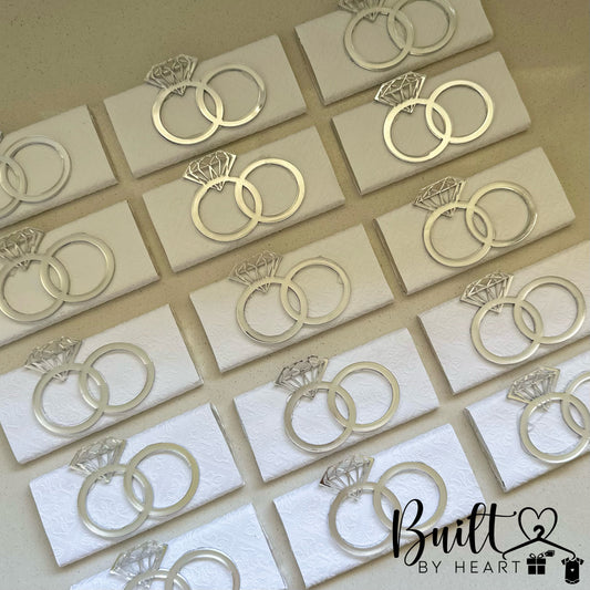 12x Silver Ring Chocs