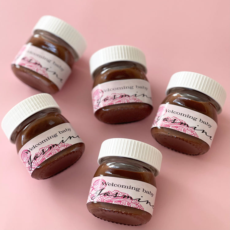 12 x Personalised Mini Nutella Jars