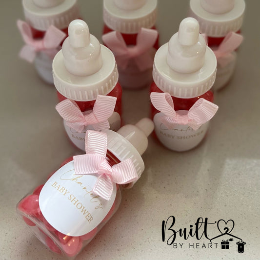 12x personalised jelly bean bottles